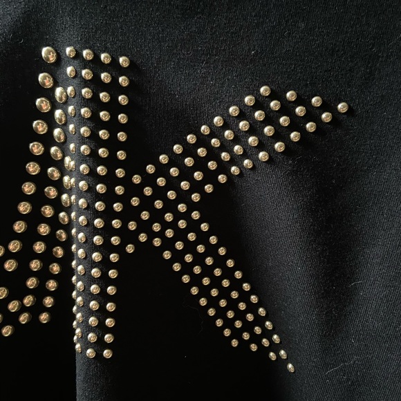 MCHAEL KORS FASHION STUDDED LOGO DESIGNER HOODIE - Picture 5 of 12